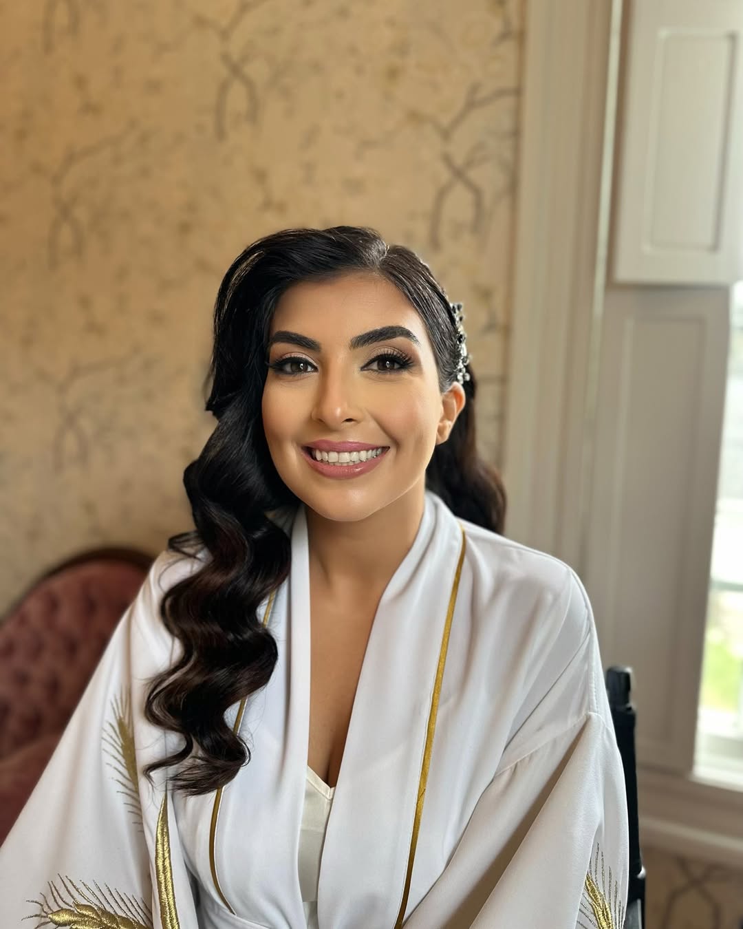 Bride hair and makeup